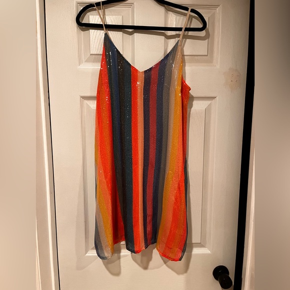 Rainbow sequin dress - Picture 1 of 8